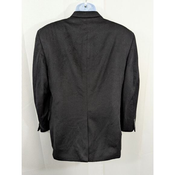 JOS. A. BANK! CASHMERE! 100% PURE LUXE, SOFT BLACK JACKET, BLAZER, COAT! SZ 40S - Picture 5 of 8